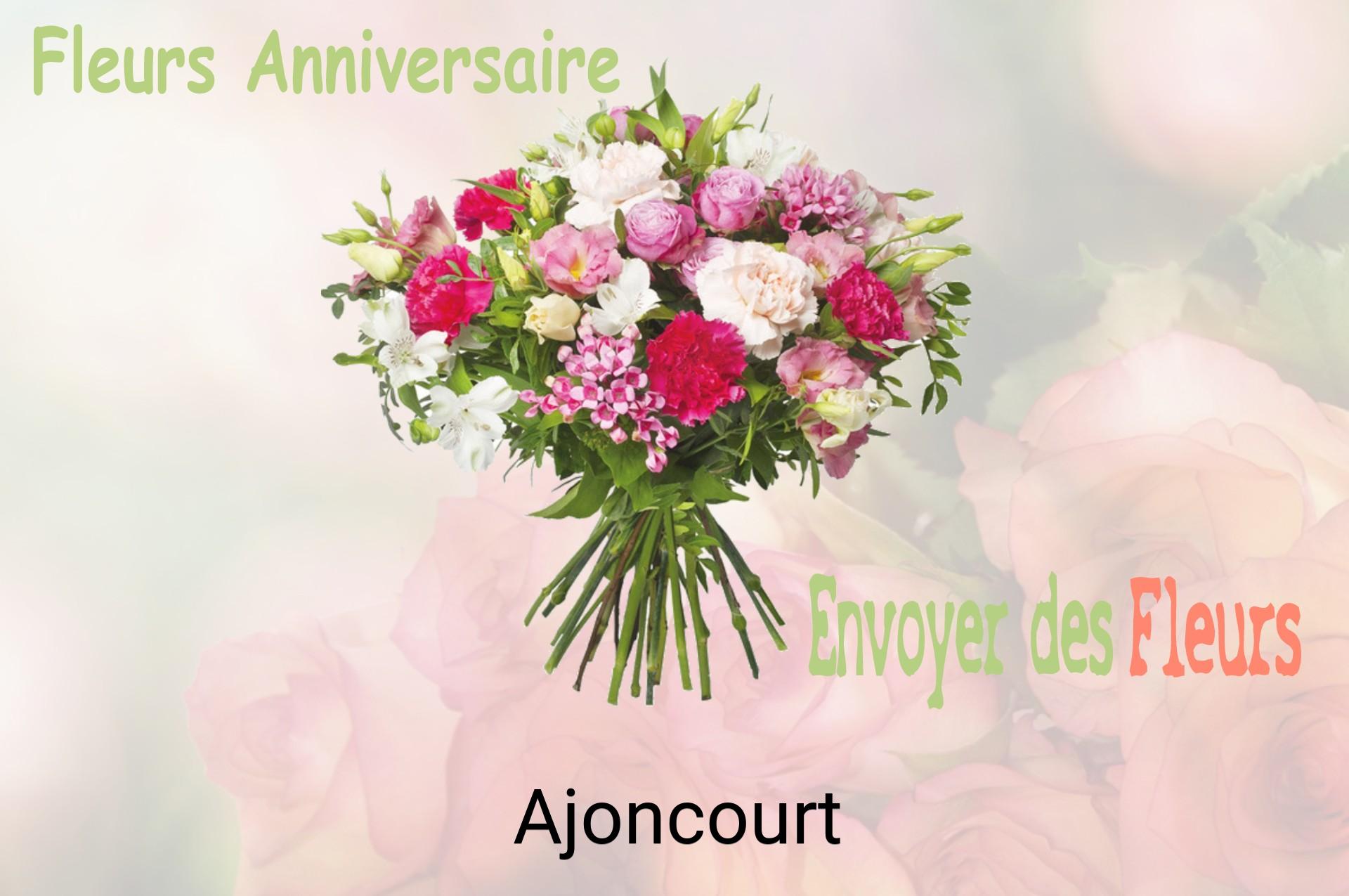 Bouquet de fleurs d’anniversaire livré à Ajoncourt